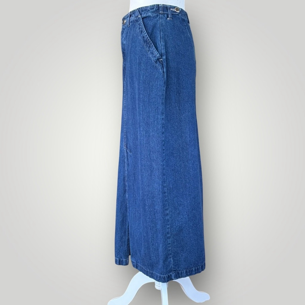 High Sierra Denim Maxi Skirt Blue Size 10 - Picture 3 of 10